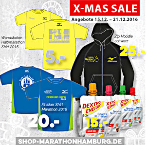 Neue Angebote im X-Mas Sale - PSD Bank Halbmarathon Hamburg